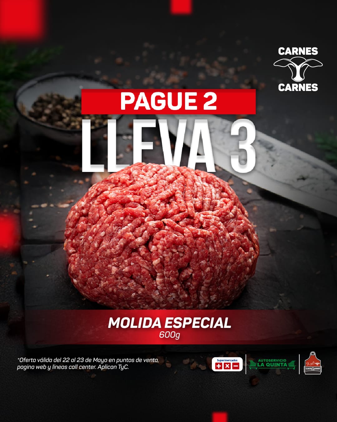 Molida especial Paga 2 lleva 3