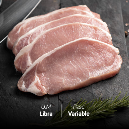 Lomo de cerdo porcionado