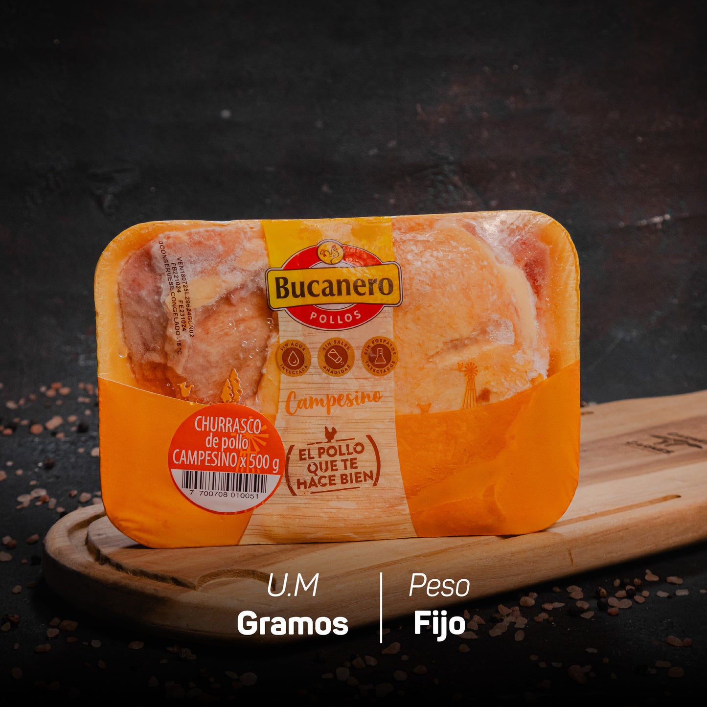 Churrasco campesino marinado x500g